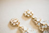 Wedding Earrings in Gold Color