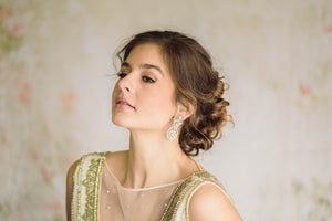 Bridal Earrings - Style E04 (1 qty ready to ship)