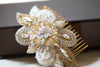 Rhinestone bridal hair comb