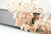 Rosegold wedding garters