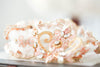 Rosegold bridal garter set