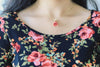 real flower necklace