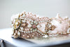 Rosegold bridal garter