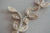 Bridal headpiece - Gold leaf