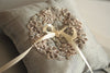 Ring bearer pillow - Ash grey