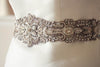 Bridal sash in antique Silver Sash - 29 inches