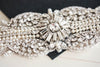 art deco inspired wedding dress belt