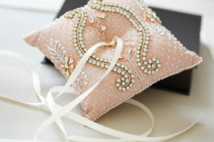 Ring bearer pillow - Nevio Blush