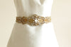 Gold bridal dress belts and sashes - S55