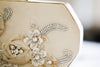 Vintage inspired bridal box clutch  - CT05