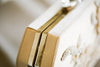 Vintage inspired bridal box clutch  - CT05
