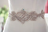 Bridal sash - Hearts Art 15 inches