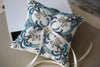Ring Bearer pillow with blue bead work