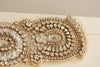 wedding sashes in gold color