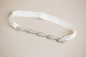 rosegold bridal garter