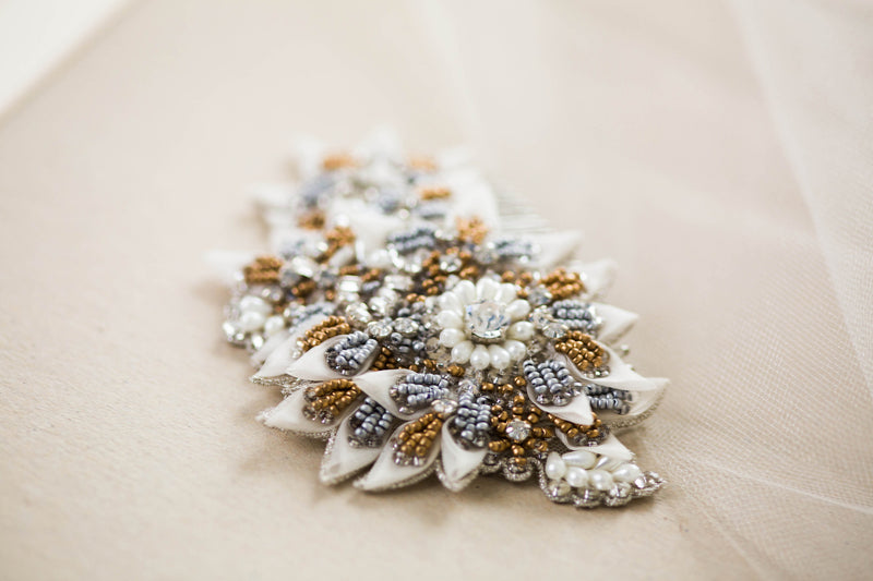Vintage inspired bridal headpiece