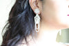 bridal drop earrings vintage inspired
