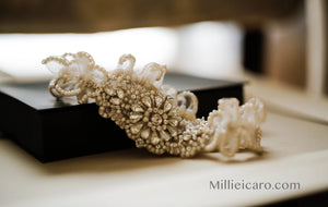 Crystal Wedding Garter Set for the bride