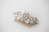 Gold and Opal Wedding Hair Comb