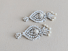 Statement Bridal Earrings | Designer Wedding Earrings - Style E1906