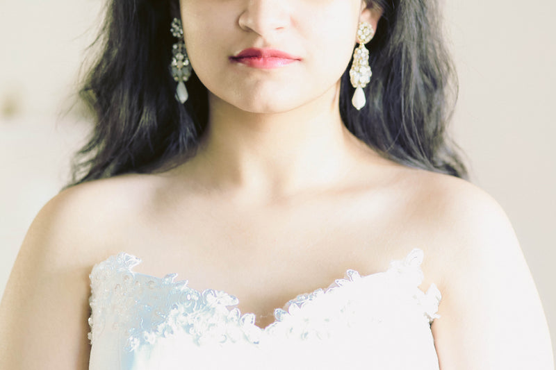 Designer bridal earrings