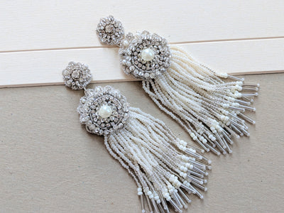 Statement Bridal Earrings - Style E1905