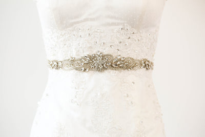Crystal Bridal Belt and Sash - Style R118