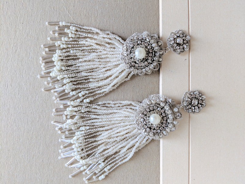 Designer bridal jewelry earring