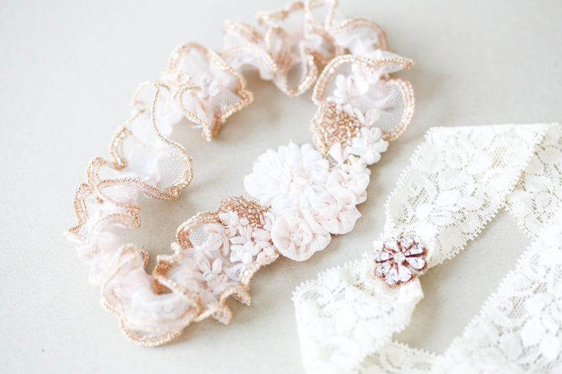 Designer Wedding Garter - Style R122
