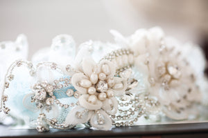 Something Blue Bridal Garter, Wedding Garter | Style R114