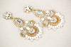 Bridal Earrings Gold Style E13