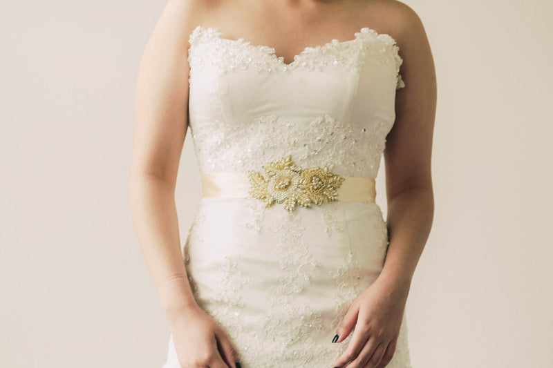 Bridal sash - Perle Bridal sash - Perle