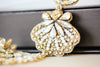 Gold and Opal Bridal Earrings - Style E12