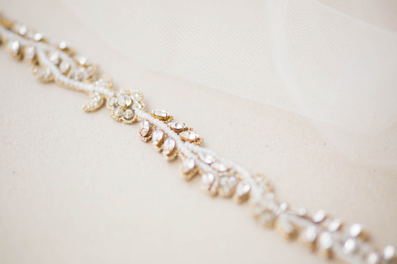 Crystal bridal headbands