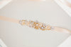 Gold wedding dress sash