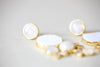 Gold designer wedding earrings
