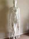 Couture Wedding veil, Style Art Deco ver-2