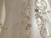 Couture Wedding veil, Style Art Deco ver-2
