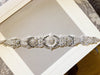 Bridal sash belt - Calida in Silver, Antique Silver or Gold