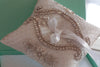 Ring bearer pillow - Nevio white (1 qty ready to ship)