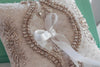 Ring bearer pillow - Nevio white (1 qty ready to ship)