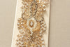 Bridal sash - Ivory Gold