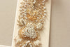 Millieicaro wedding dress sash in gold