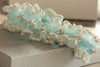 Bridal garter - Dew drop pearls pick your color