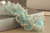 Bridal garter - Dew drop pearls pick your color