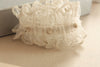 Bridal garter set - Dew drop crystals in Ivory