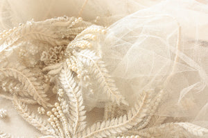 Wedding Veil - Leaf Pearls