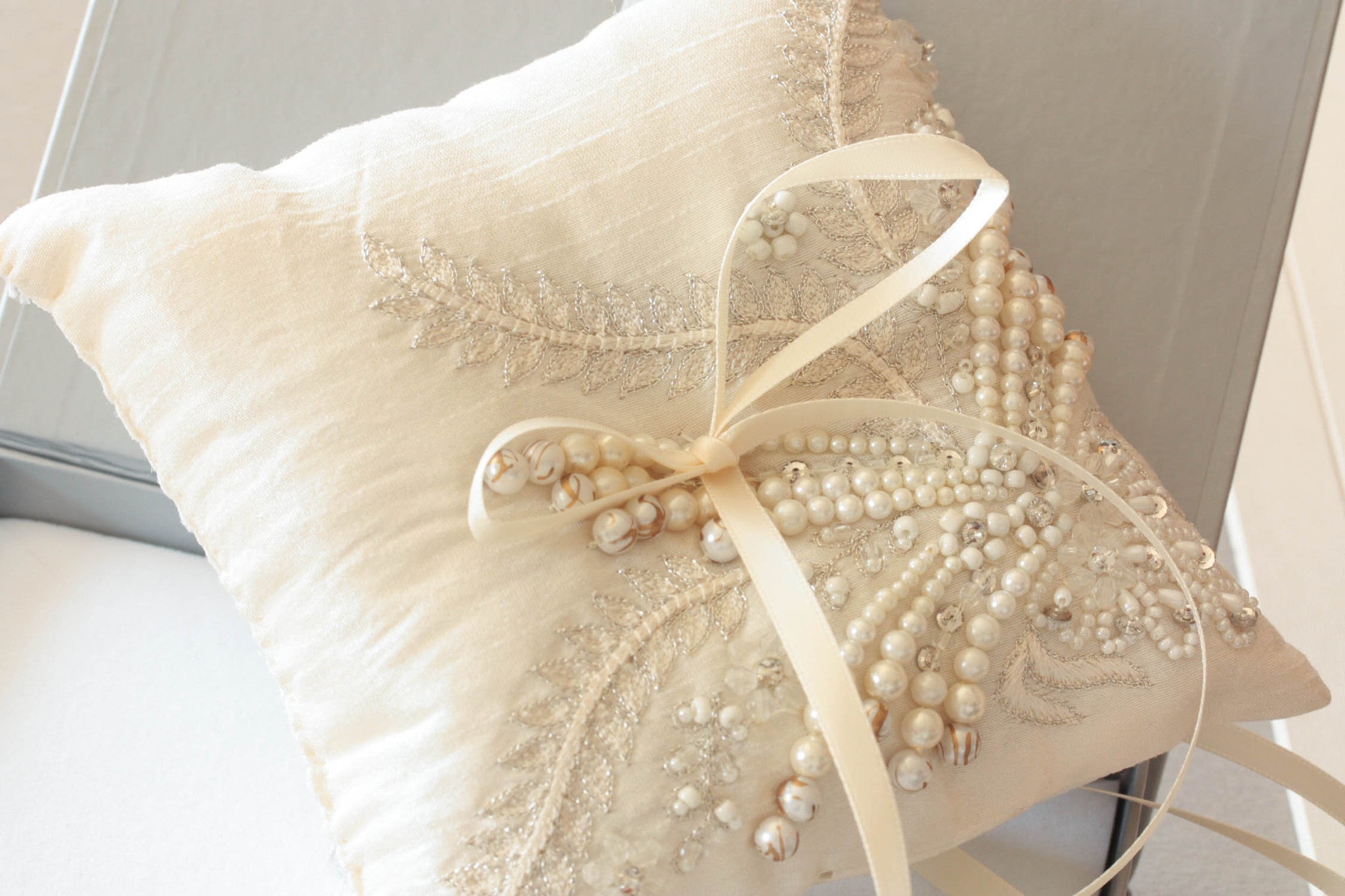 Ring Bearer Pillow Made From Wedding Dress | Unbox the Dress | Wedding ring  pillow diy, Wedding ring bearer pillow, Ring bearer pillow lace