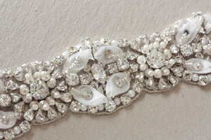 Bridal sash - Wilma 27 inches