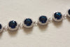 Bridal jewelry - Fiori bracelet blue